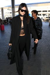 Kendall Jenner Airport Style - at LAX Airport in LA, September 2015