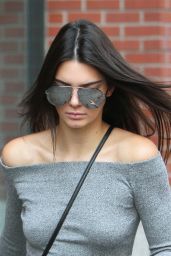 Kendall Jenner Casual Style - Leaving Her Apartment in New York City, September 2015