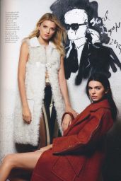 Kendall Jenner & Lily Donaldson - Porter Magazine Fall 2015 Issue