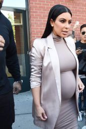 Kim Kardashian Style - Leaving Her Apartment in NYC, September 2015