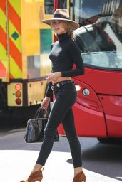 Kimberley Garner Casual Style - Out in London, September 2015