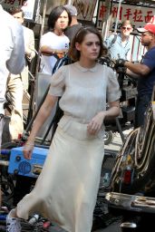 Kristen Stewart - Set of New Woody Allen Movie, September 2015