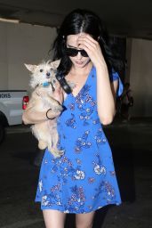 Krysten Ritter With Her Doggie, at LAX Airport in LA, September 2015