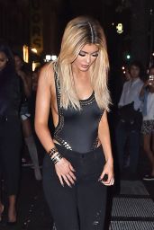 Kylie Jenner Night Out Style – Leaving Up and Down Nightclub in NYC, September 2015