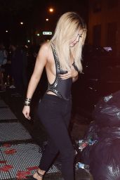 Kylie Jenner Night Out Style – Leaving Up and Down Nightclub in NYC, September 2015
