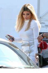 Kylie Jenner Style - Leaving a Studio in LA, September 2015