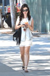 Lily Collins Casual Style - West Hollywood, September 2015