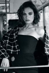 Lily James - Photoshoot for The Edit September 2015
