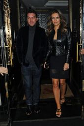 Liz Hurley Night Out Style -  at Scott