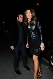 Liz Hurley Night Out Style -  at Scott