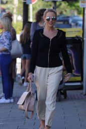 Lydia Bright - Heads to Work at Her Boutique, September 2015