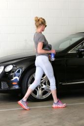 Melanie Griffith in Leggings - Leaving a Gym in Beverly Hills, September 2015