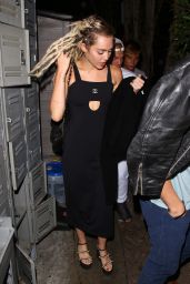 Miley Cyrus - Heading to 1OAK Nightclub in West Hollywood, September 2015