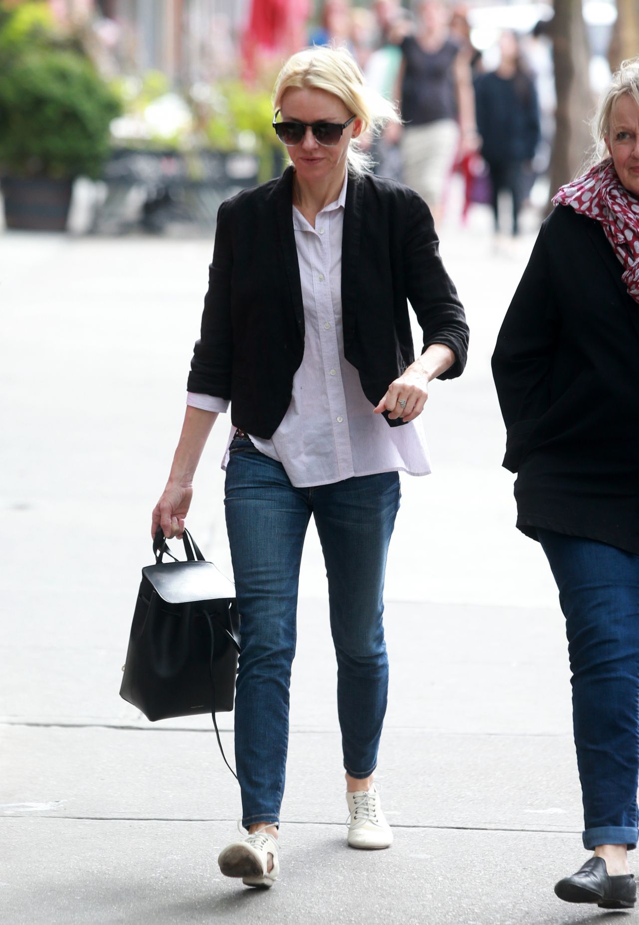 Naomi Watts Street Style - Out With Her Mom in New York City, September ...
