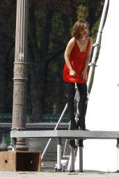 Natalie Portman - Filiming a Dior ad in Paris, September 2015