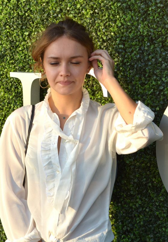 Olivia Cooke - at the US Open in New York, September 2015
