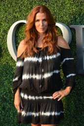 Poppy Montgomery at Day 2 of US Open in NYC, September 2015