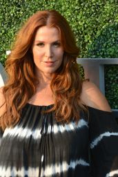 Poppy Montgomery at Day 2 of US Open in NYC, September 2015