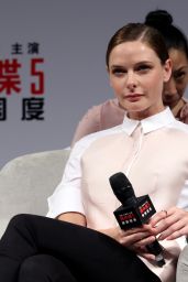 Rebecca Ferguson - Mission: Impossible - Rogue Nation Press Conference in Shanghai