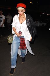 Rita Ora at the Kanye West Concert in Los Angeles, September 2015