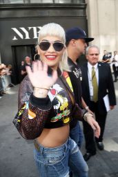 Rita Ora - Jeremy Scott Show at Spring 2016 NY Fashion Week