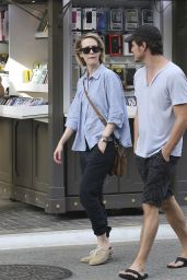 Sarah Paulson and Boyfriend Actor Pedro Pascal - Out in West Hollywood, September 2015