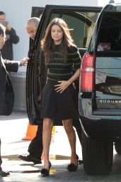 Selena Gomez Arriving at Despierta America! in Miami, September 2015