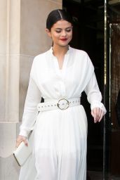Selena Gomez Leaving Her Hotel in Paris, September 2015