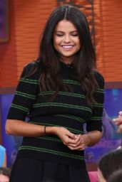 Selena Gomez on The Set Of Univisions 