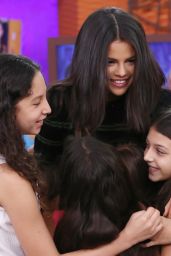 Selena Gomez on The Set Of Univisions 