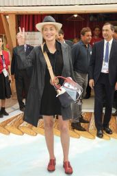 Sharon Stone Visits the Save The Children Expo Pavilion in Milan - September 2015