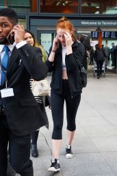 Sophie Turner at Heathrow Airport in London, September 2015