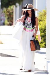 Vanessa Hudgens Shopping at Rebecca Minkoff in West Hollywood, September 2015