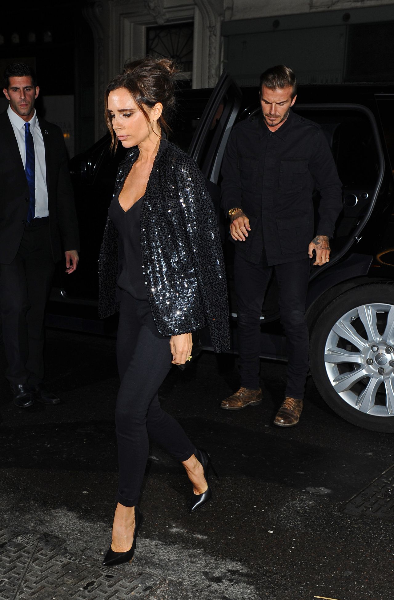 Victoria Beckham - Arriving at Her Shop for LFW Dinner Party, September ...