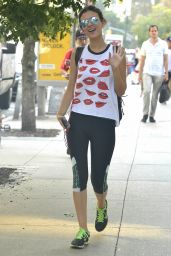 Victoria Justice in Leggings - Out in NYC, August 2015