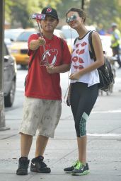 Victoria Justice in Leggings - Out in NYC, August 2015