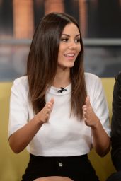 Victoria Justice Tapes an Appearance on 