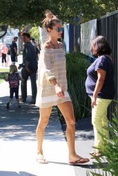 Alessandra Ambrosio - Out in Brentwood, October 2015