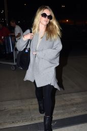 Alice Eve - at LAX Airport in Los Angeles, October 2015