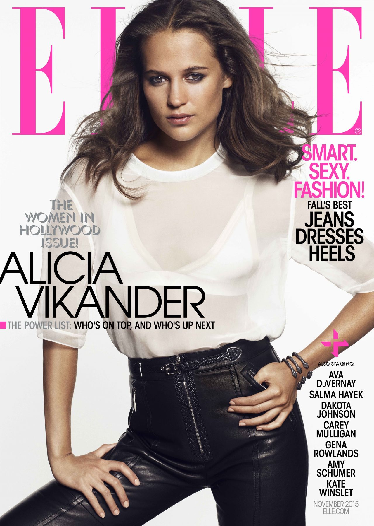 Alicia Vikander - Elle Magazine November 2015 Cover • CelebMafia