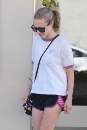 Amanda Seyfried in Shorts - Out in Beverly Hills, September 2015