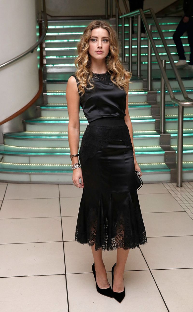 Amber Heard - 'Black Mass' Virgin Atlantic Gala Screening - BFI London ...