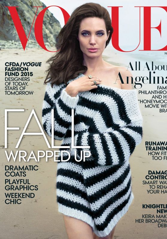 Angelina Jolie - Vogue Magazine November 2015 Cover