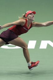 Angelique Kerber – 2015 WTA Finals Round Robin Match in Singapore