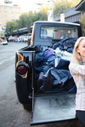 AnnaSophia Robb - Madewell Denim Recycling Drive in New York City