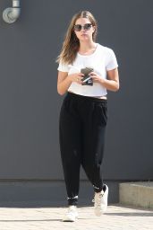 Ashley Benson - Leaving an Office Building in Los Angeles, October 2015