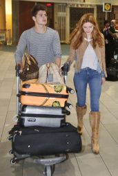 Bella Thorne - Catching a Departing Flight From Vancouver International Airport, October 2015