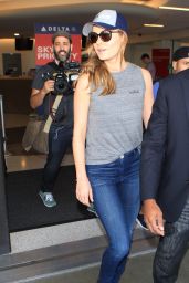 Brie Larson - LAX Airport in Los Angeles, October 2015