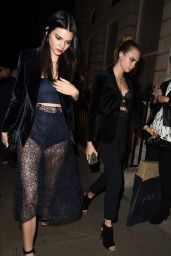 Cara Delevingne and Kendall Jenner - Leaving Eva Cavalli
