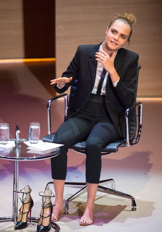 Cara Delevingne - Women in The World Summit in London, October 2015